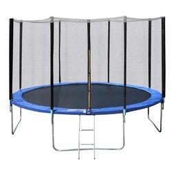 14' Trampoline Combo with Safety Enclosure Net Pad & Ladder