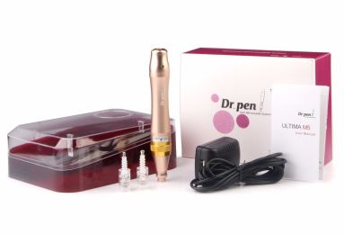 Dr. Pen M5 Electric Derma Pen Stamp Auto MicroNeed1e Roller Wireless Rechargeable 2x 12Pin Cartridges