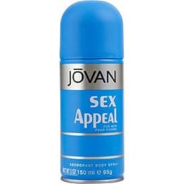 Jovan Sex Appeal By Jovan Deodorant Body Spray 5 Oz For Men